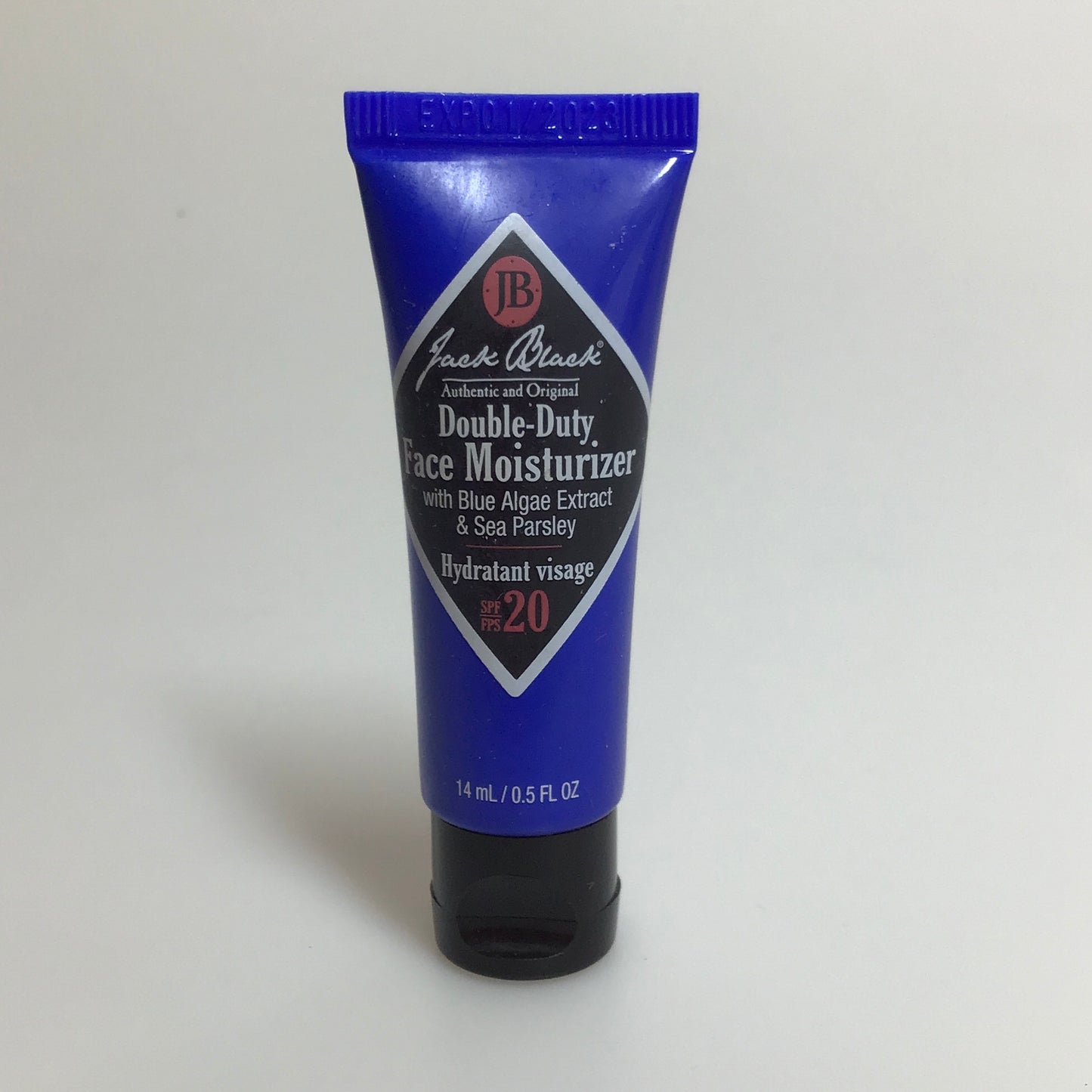 JACK BLACK Double Duty Face Moisturizer Lotion SPF 20 Travel Size .5 oz/ 14 mL