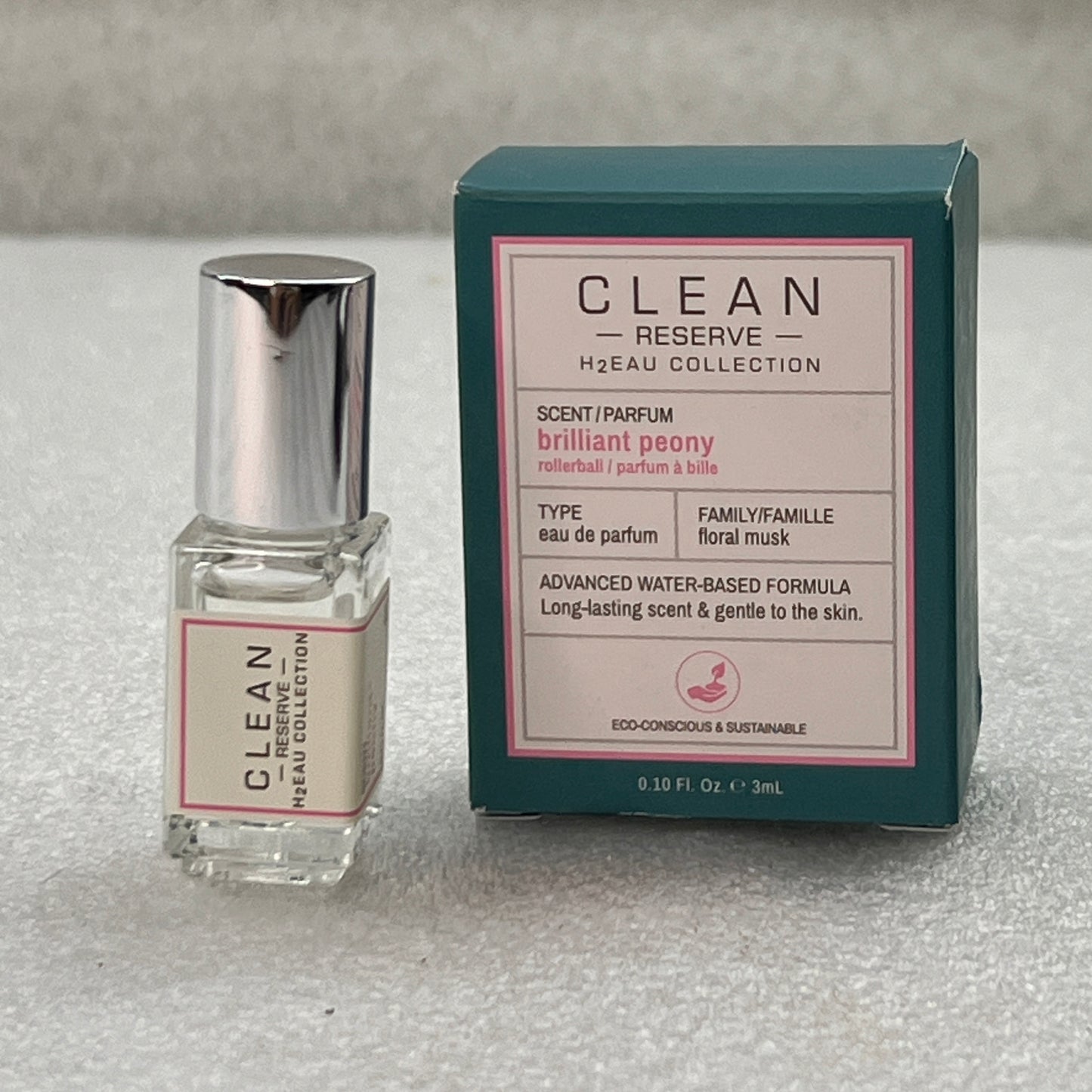 Clean Reserve - brilliant peony - EDP 3 mL Rollerball Eau De Parfum Mini Perfume