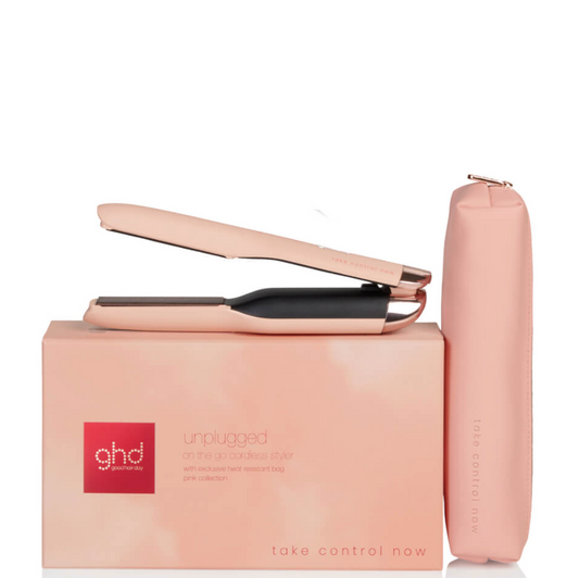 HD UNPLUGGED PINK CHARITY EDITION CORDLESS HAIR STRAIGHTENER - SOFT PEACH