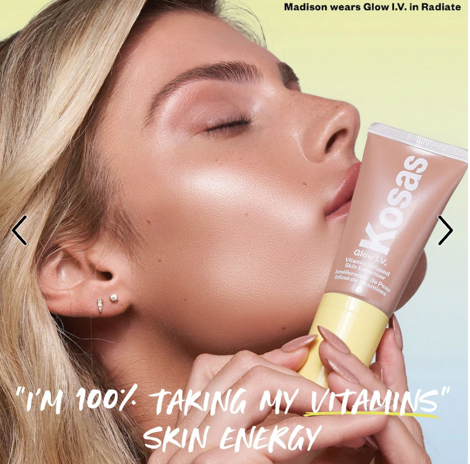 Kosas Glow I.V. Vitamin-Infused Skin Illuminating Enhancer