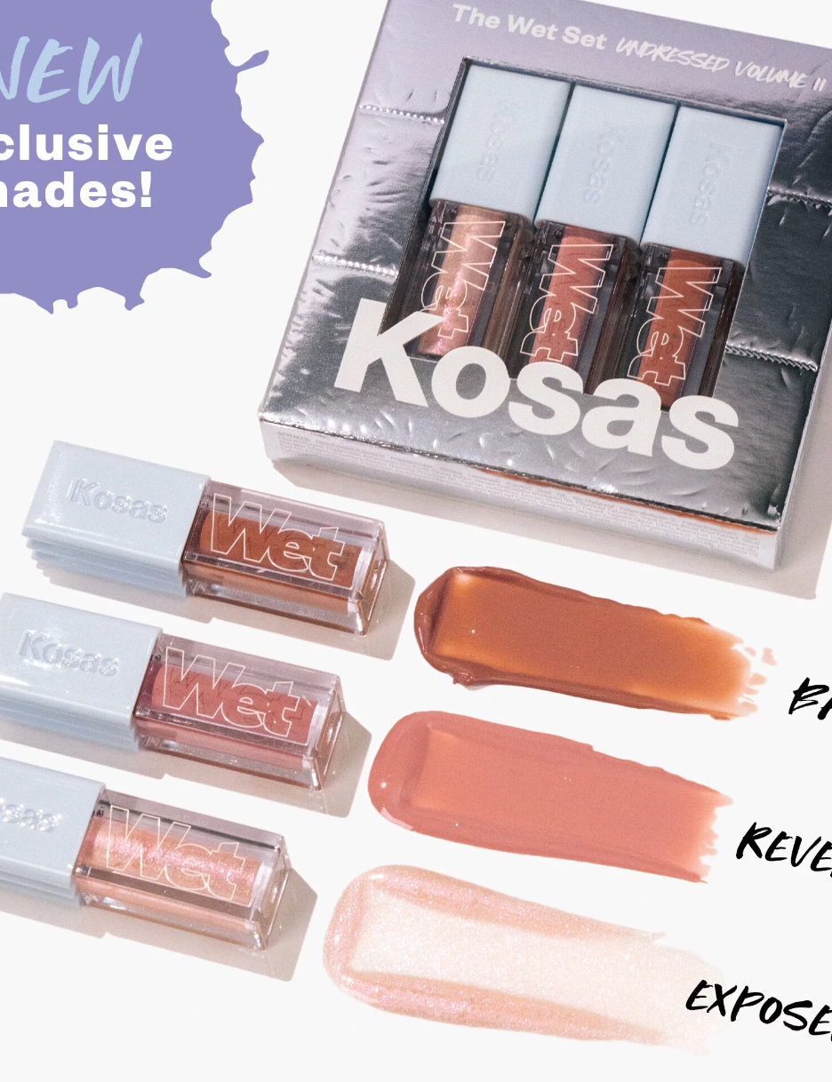 Kosas The Wet Set: Undressed Volume II 3x2ml