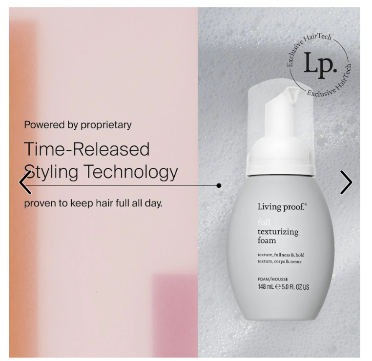 Living Proof Mini Full Texturizing Hair Foam - 1.5 oz / 45 ml