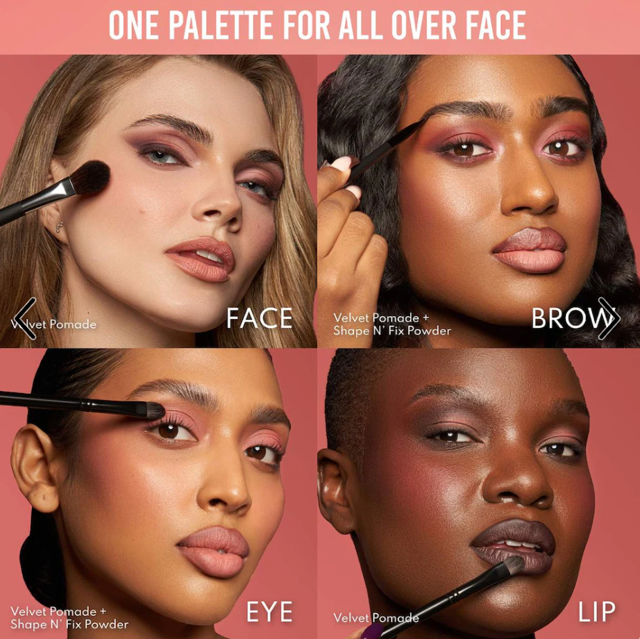 Danessa Myricks Beauty Groundwork: Blooming Romance - Palette For Eyes, Brows, Face & Lips