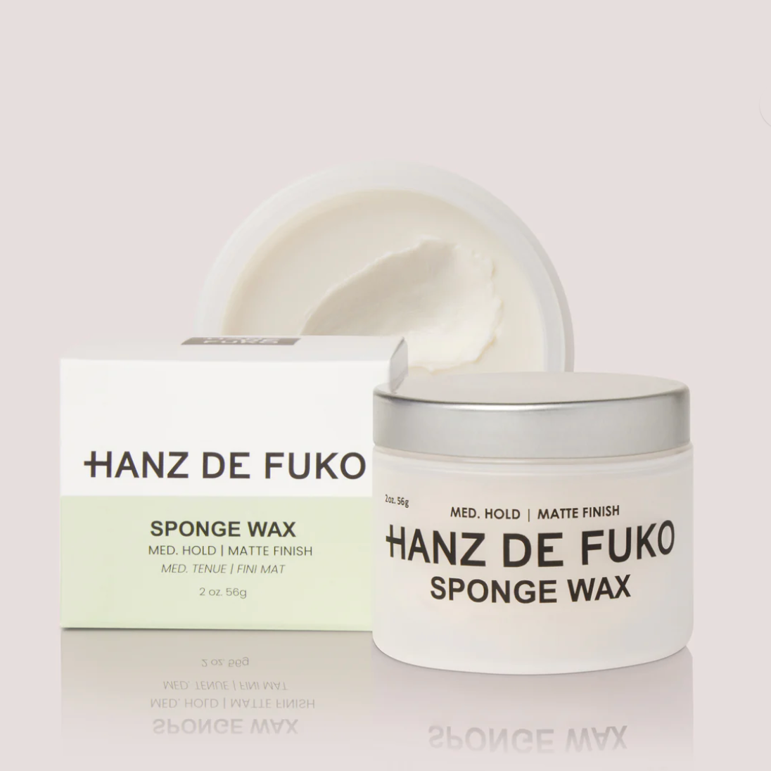 Hanz de Fuko SPONGE WAX: HAIR STYLER - MEDIUM HOLD, MATTE FINISH