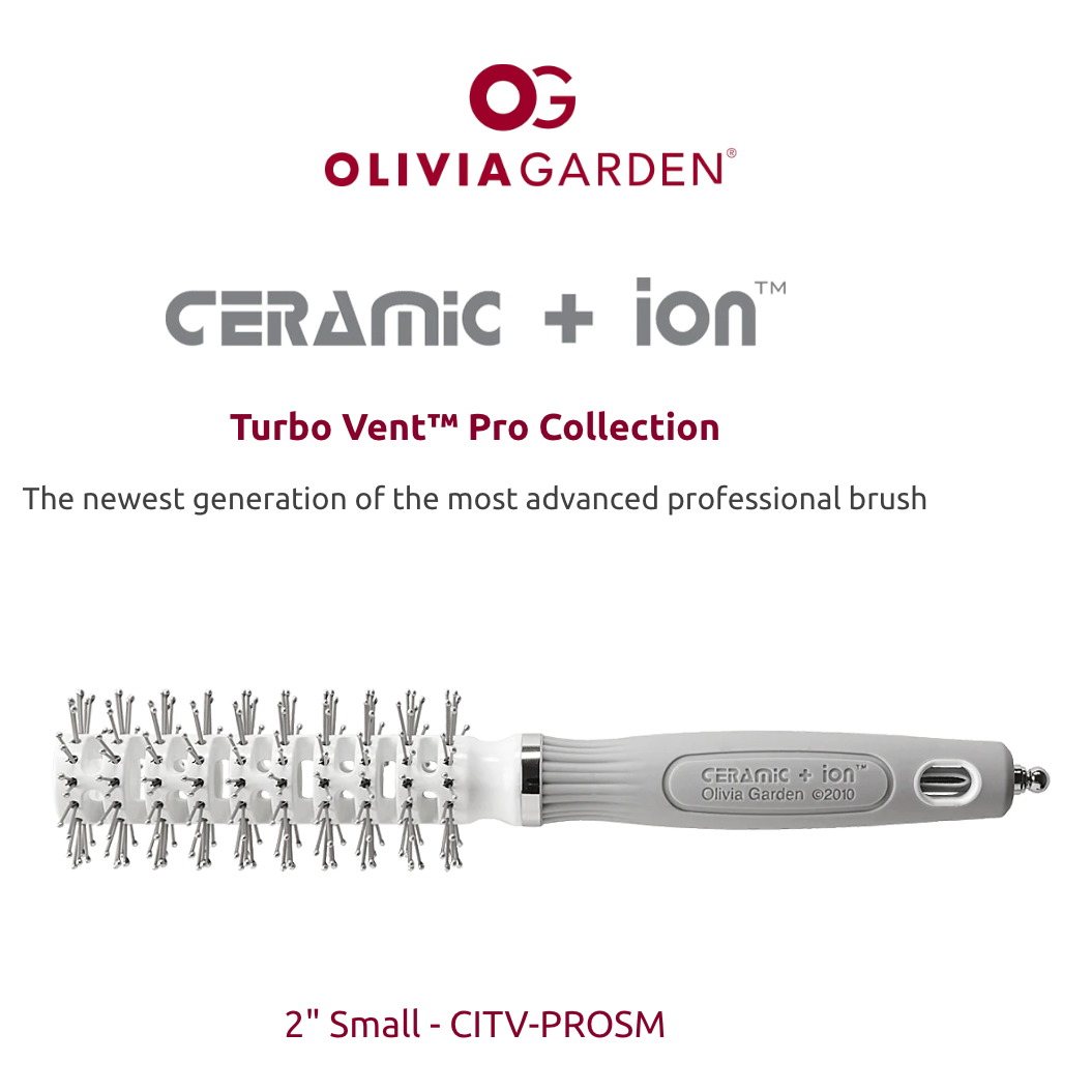 Olivia Garden Ceramic + ion Turbo Vent Pro Collection - 2" - CITV- PROSM