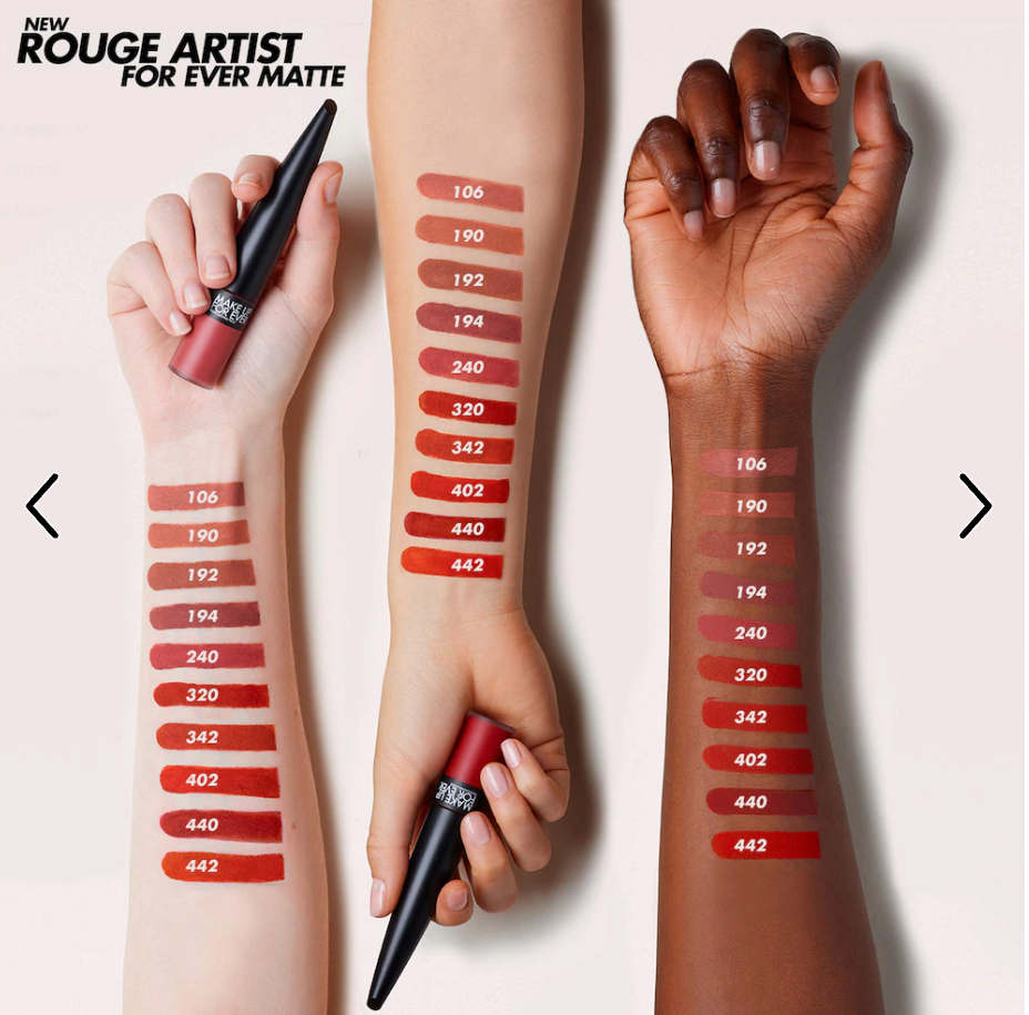 MAKE UP FOR EVER Rouge Artist For Ever Matte 24HR Longwear Liquid Lipstick