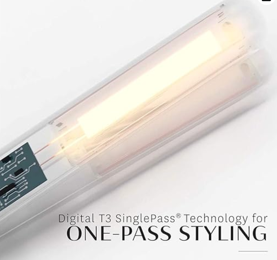 T3 Singlepass Ceramic 1" Professional Straightening & Styling Iron