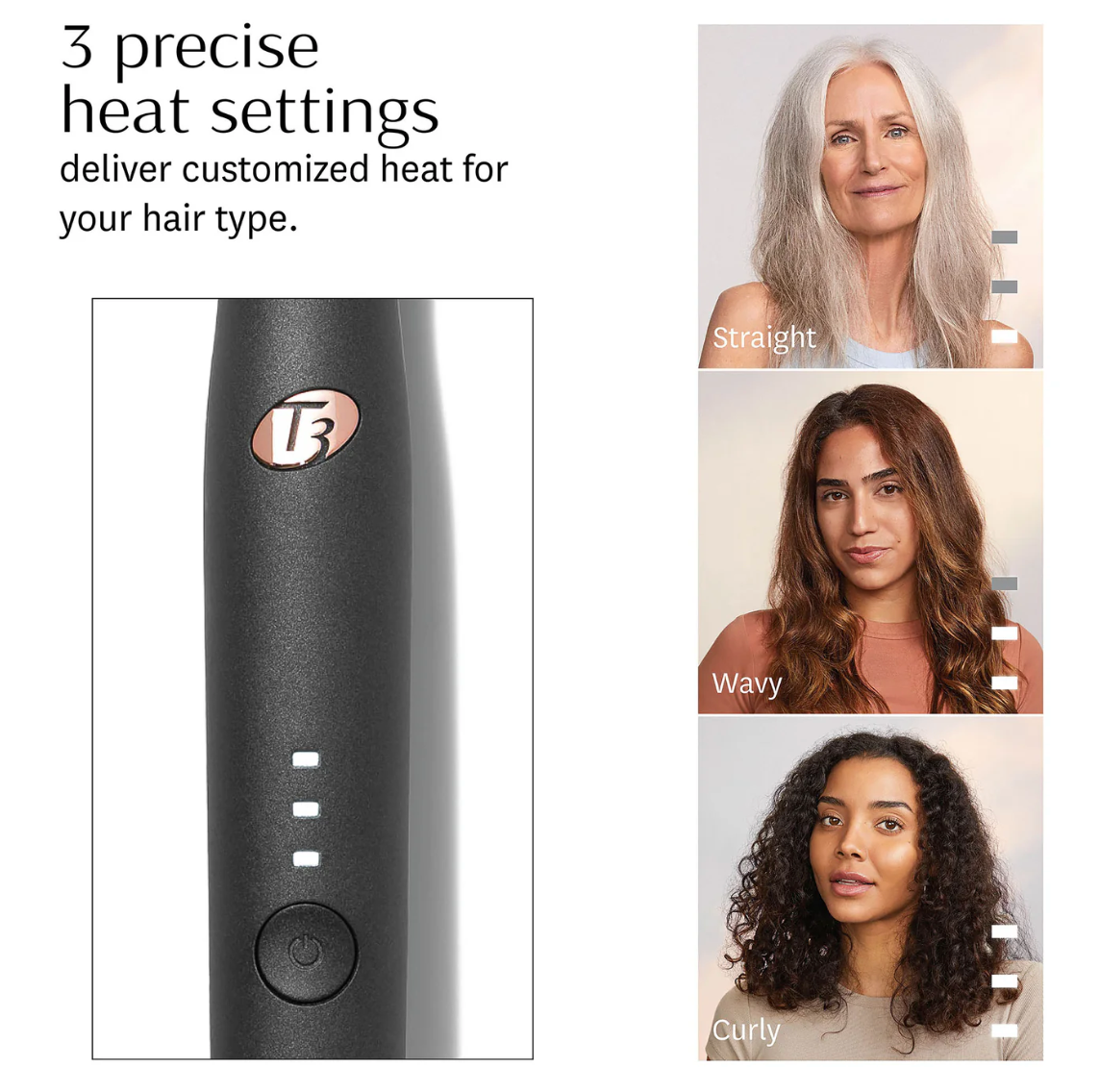 T3 EDGE Heated Smoothing & Styling Brush