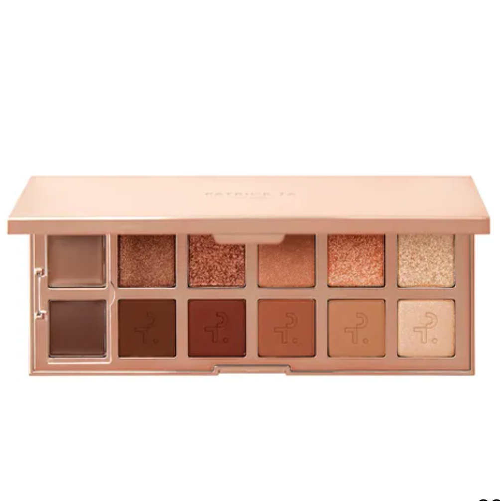 PATRICK TA Major Dimension Eyeshadow Palette • Creme 2 X 1.85g / Powder 10 X 1.8g