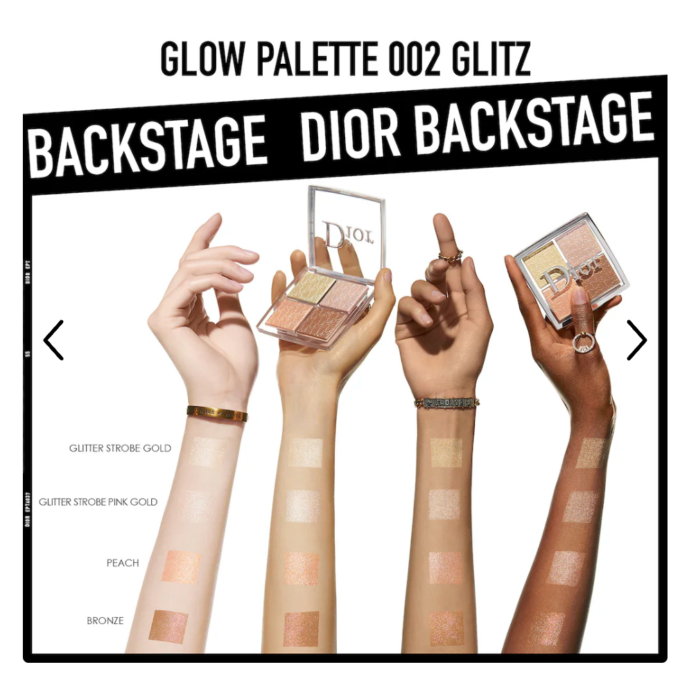 Dior BACKSTAGE Glow Face Palette - 002 Glitz