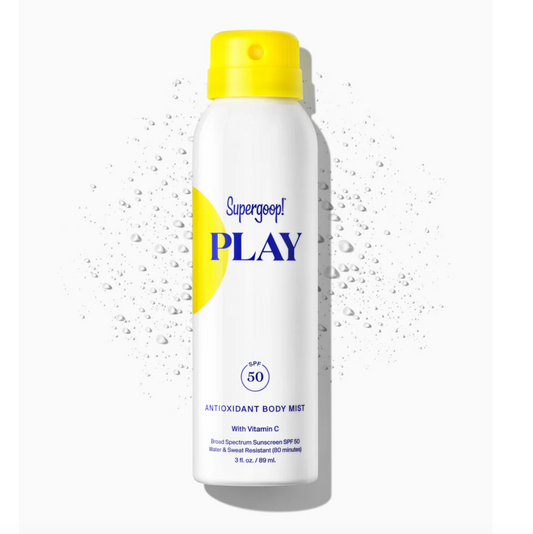 SUPERGOOP! PLAY Antioxidant Mist SPF 50 with Vitamin C - 3 oz/89mL