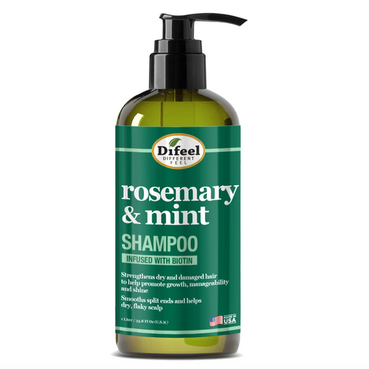 DIFEEL ROSEMARY AND MINT HAIR STRENGTHENING SHAMPOO WITH BIOTIN 33.8 OZ.