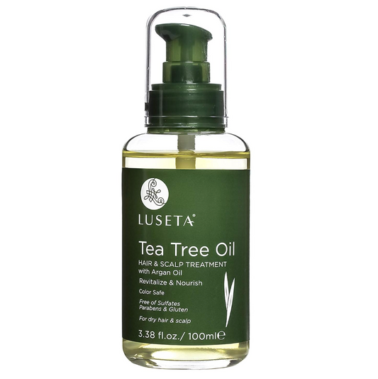 Luseta Tea Tree Oil for Hair, Hair Serum for For Damaged and Oily Hair, Color Safe Hair Oil