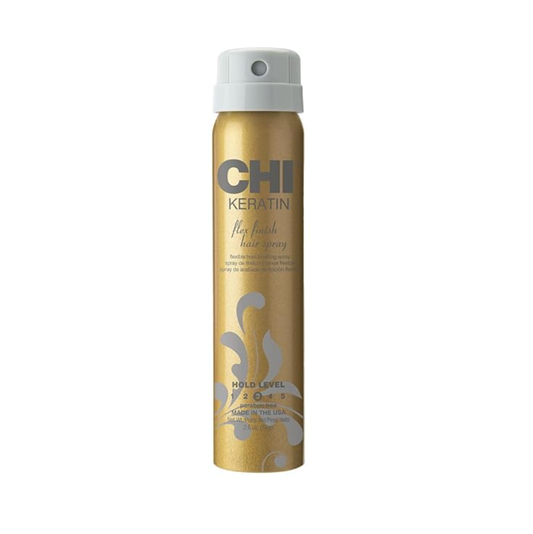 CHI Keratin Flex Finish Hair Spray, Lightweight Spray For Long-Lasting & Seals Out Humidity, 2.6 Oz