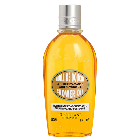 L'Occitane Cleansing And Softening Refillable Shower Oil With Almond Oil - 8.4 oz/ 250 mL