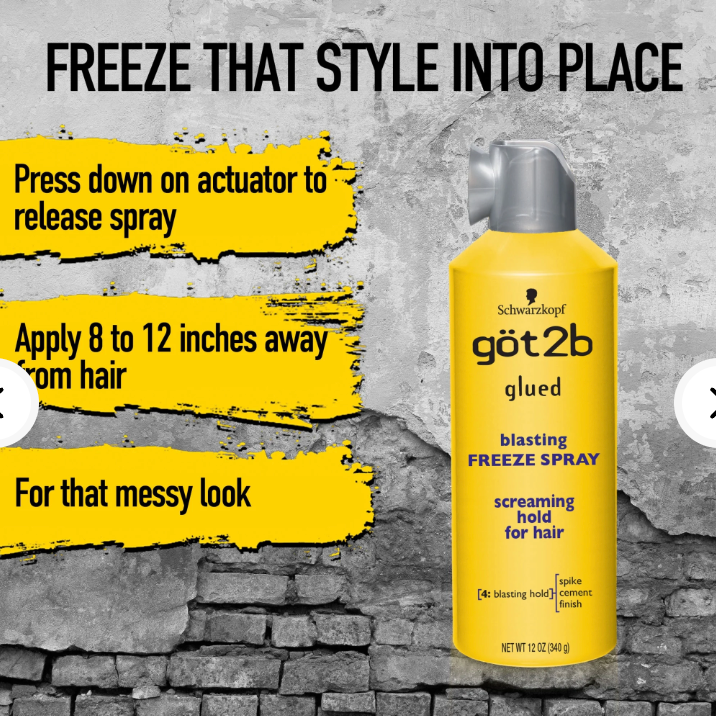 GÖT2B | GLUED Freeze Blasting Spray 12 oz / 340 g