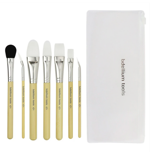 Bdellium tools SFX GLUE BRUSH 7 PC. BRUSH SET WITH ZIPLOCK POUCH