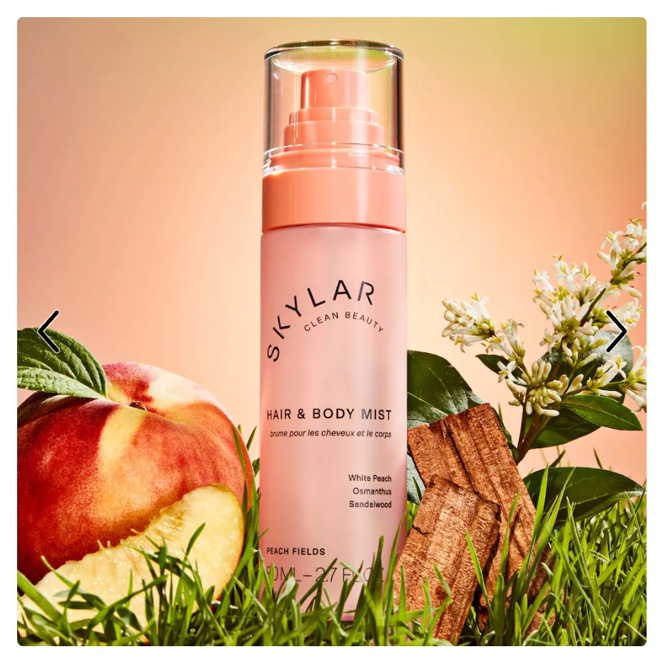 SKYLAR Peach Fields Hair & Body Mist - 2.7 oz / 80 ml