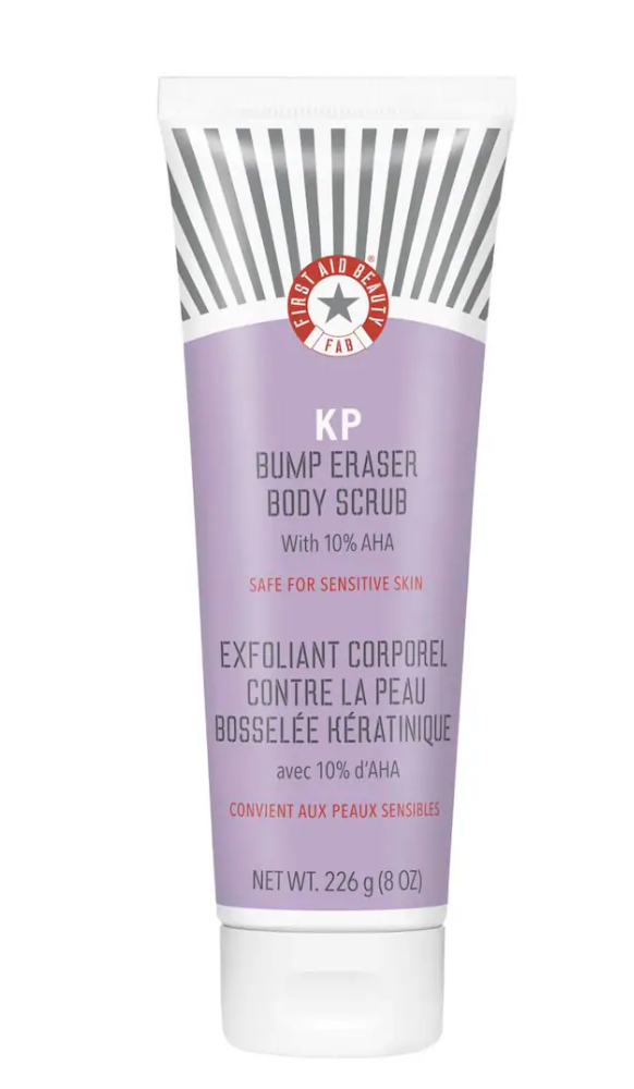 First Aid Beauty KP Bump Eraser Body Scrub with 10% AHA