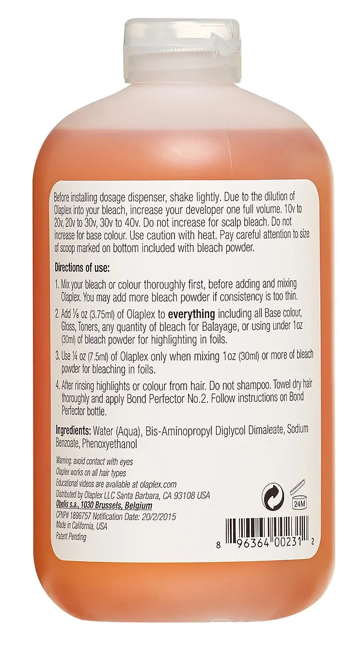 OLAPLEX NO.1 - 525ML BOND MULTIPLIER WITH PUMP