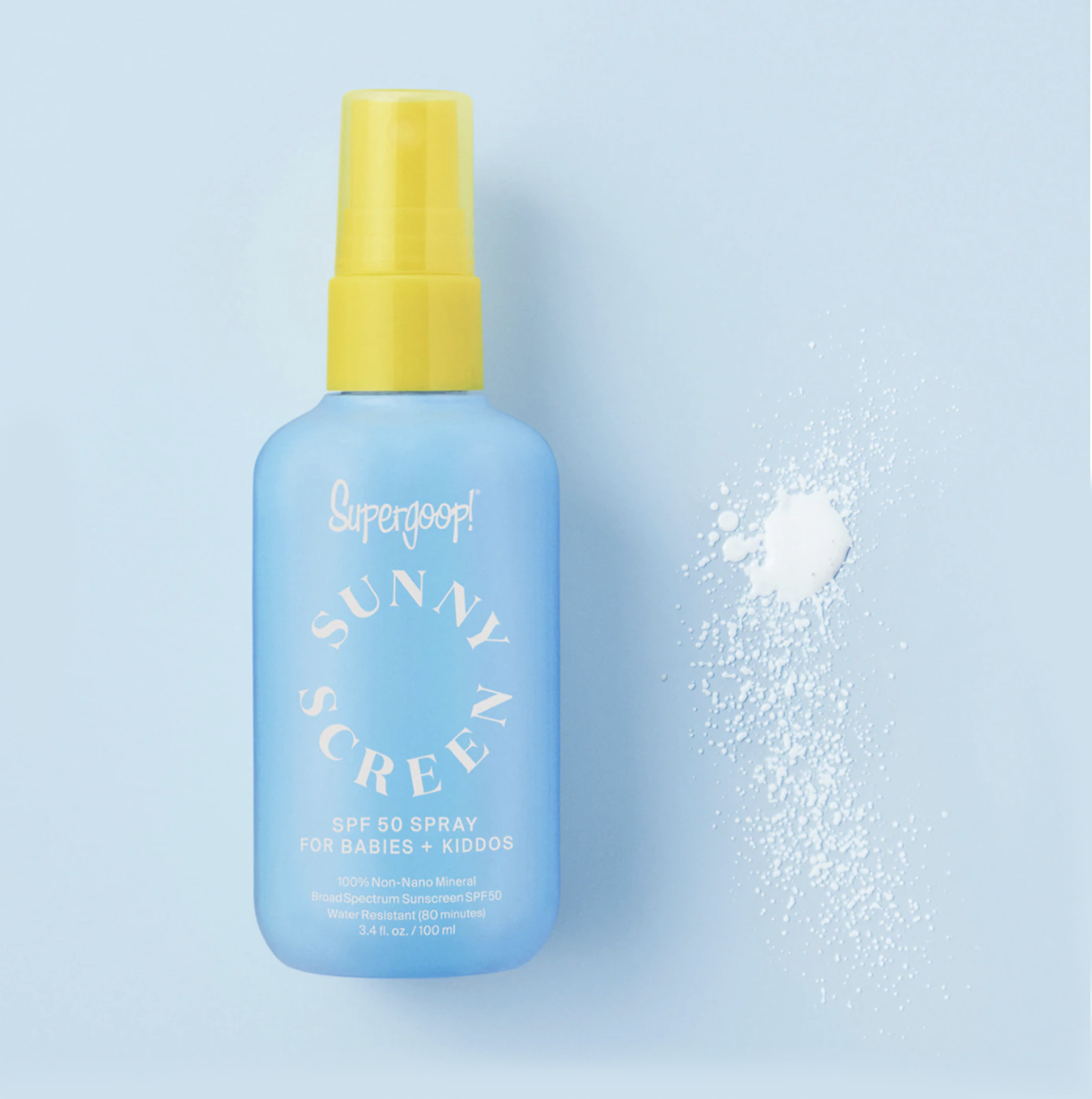 Supergoop! Sunnyscreen 100% Mineral Spray SPF 50 Baby Sunscreen EXP8/24