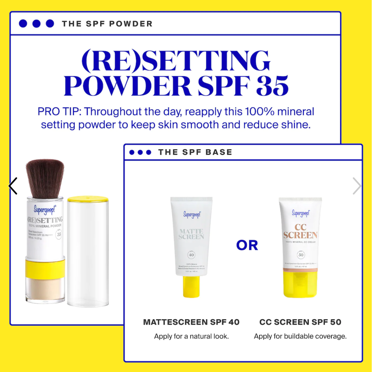 Supergoop! (Re)setting 100% Mineral Powder SPF 35 PA+++