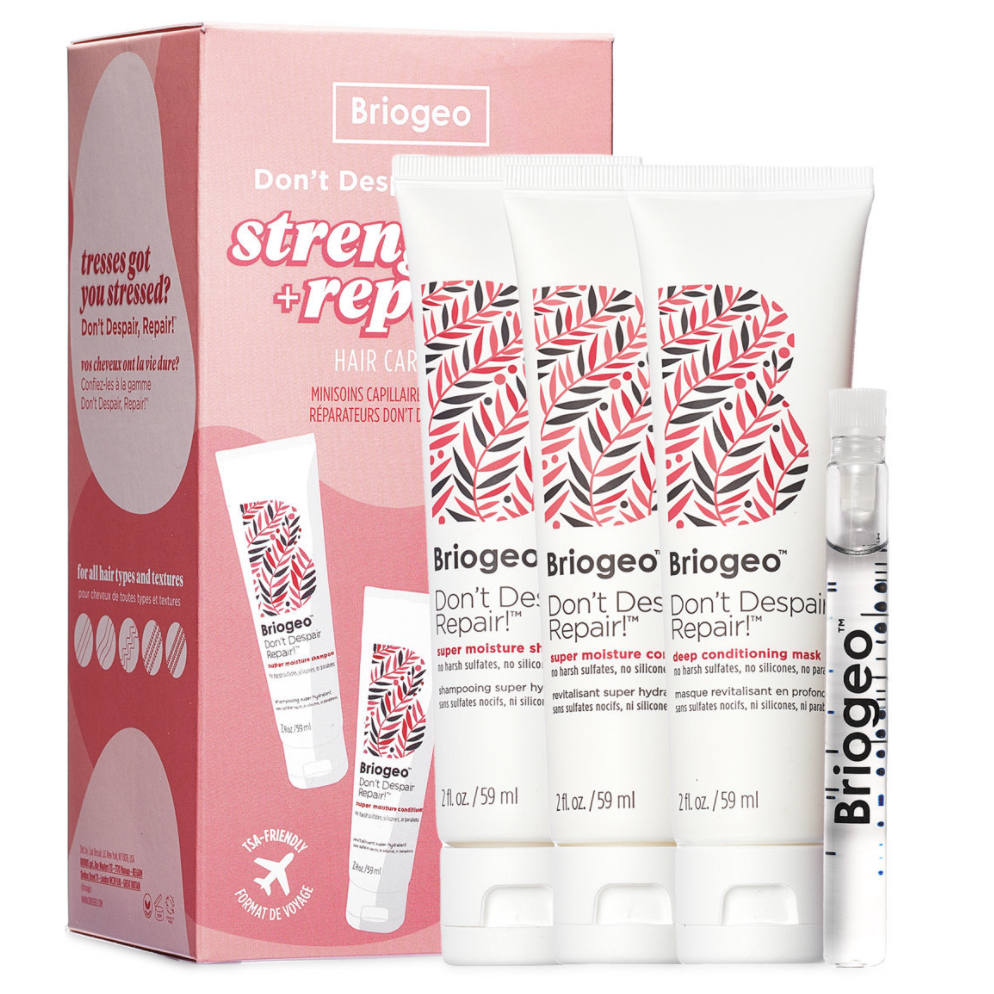 BRIOGEO Don't Despair, Repair! Repair + Strengthen Travel Kit