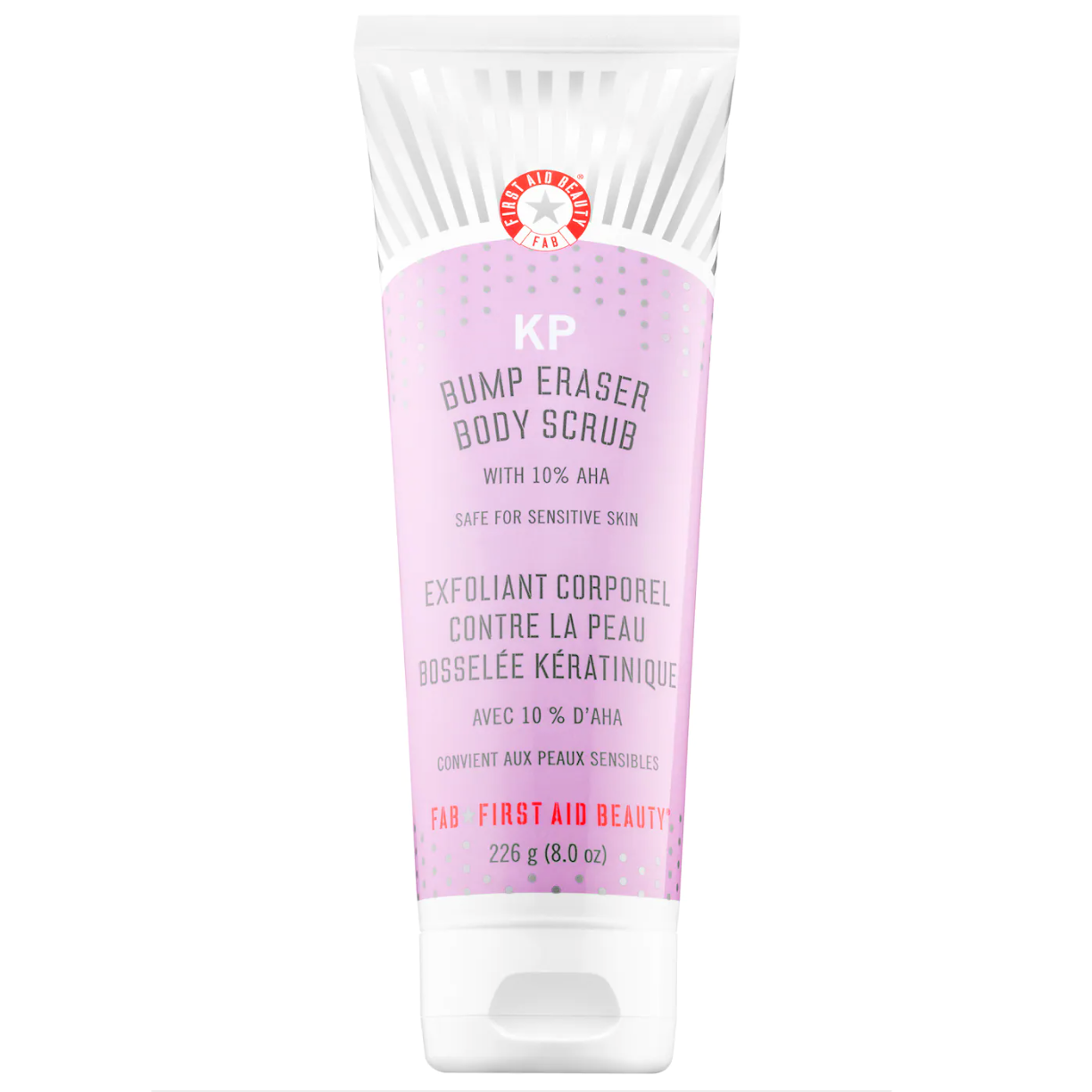 First Aid Beauty KP Bump Eraser Body Scrub with 10% AHA