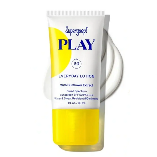 Supergoop! PLAY Everyday Lotion with Sunflower Extract 30 mL SPF 50 exp 01/26